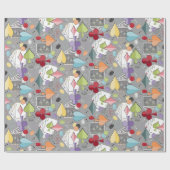 Retro-Poker Geschenkpapier (Flach)