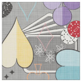 Retro-Poker Stoff (Nahaufnahme)