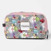 Retro-Poker Waschbeutel (Vorderseite)