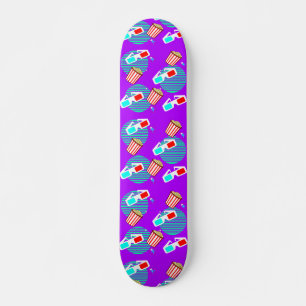 Retro Polarisierte 3D-Movie-Buttered Popcorn Skateboard