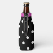 Retro Polka Dot Custom Flasche Cooler Flaschenkühler (Flasche Rückseite)