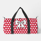 Retro Polka Dot Duffel Bag Geschenk Duffle Bag (Vorderseite)