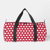 Retro Polka Dot Duffel Bag Geschenk Duffle Bag (Rückseite)