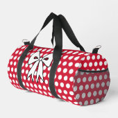 Retro Polka Dot Duffel Bag Geschenk Duffle Bag (Rechte Ecke)