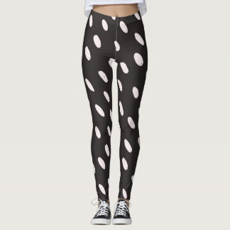 Retro Polka Dot Leggings - hochwanzig und stilisti