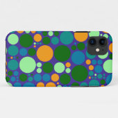 Retro Polka Dot Mosaic Muster #6 Case-Mate iPhone Hülle (Rückseite (Horizontal))