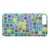 Retro Polka Dot Painted Leinwand #5 Case-Mate iPhone Hülle (Rückseite (Horizontal))