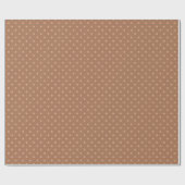 Retro Polka Dot Wrapping Paper Geschenkpapier (Flach)