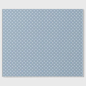 Retro Polka Dot Wrapping Paper Geschenkpapier (Flach)
