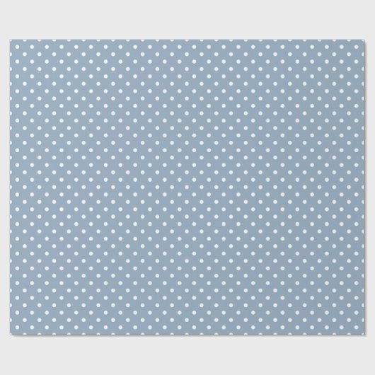 Retro Polka Dot Wrapping Paper Geschenkpapier (Flach)