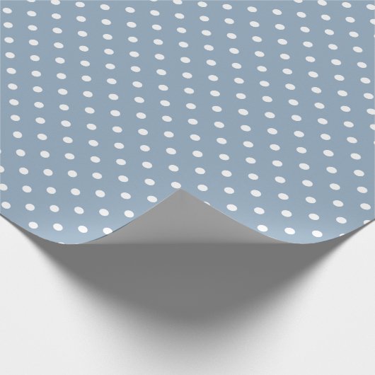 Retro Polka Dot Wrapping Paper Geschenkpapier (Ecke)