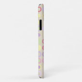 Retro Polka Dots (beige) Case-Mate iPhone Hülle (Hinten/Rechts)