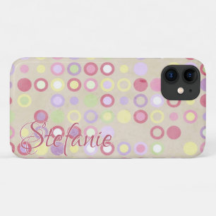 Retro Polka Dots (beige) Case-Mate iPhone Hülle