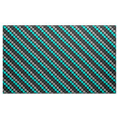 Retro Polka Dots Graues Türkis Stoff (Yard (91,4 cm))