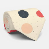 Retro Polka Dots Krawatte (Gerollt)