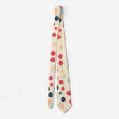 Retro Polka Dots Krawatte (Rückseite)