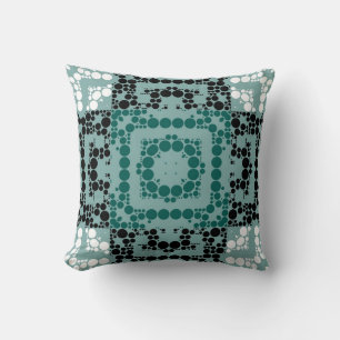 Retro-Polka-Dots nahtloses Muster Art Design Kissen