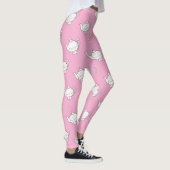 Retro-Polka-Punkt-50er-Stil Leggings (Rechts)