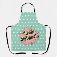 Retro-Polka-Punkt-50er-Stil