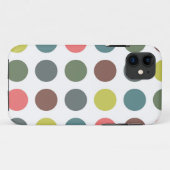 Retro-Polka-Punkte Case-Mate iPhone Hülle (Rückseite (Horizontal))