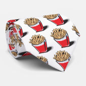 Retro-Pommes-Design Krawatte (Gerollt)