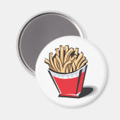 Retro-Pommes-Design Magnet (Vorderseite/Rückseite)