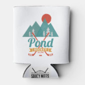 Retro Pond Hockey Dosenkühler (Vorderseite)