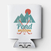 Retro Pond Hockey Dosenkühler (Rückseite)