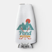 Retro Pond Hockey Flaschenkühler (Vorderseite)