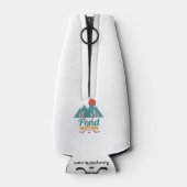 Retro Pond Hockey Flaschenkühler (Rückseite)