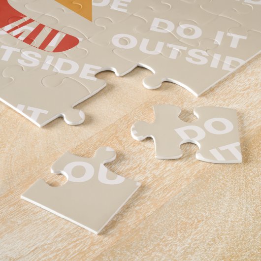 Retro Pond Hockey tun es draußen Puzzle (Seite)