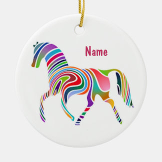 Retro Pony Keramik Ornament
