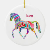 Retro Pony Keramik Ornament (Hinten)