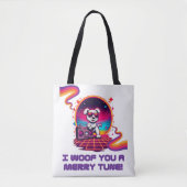 Retro Poochie Dreamscape Tasche (Vorderseite)
