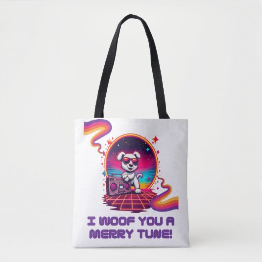 Retro Poochie Dreamscape Tasche (Vorderseite)