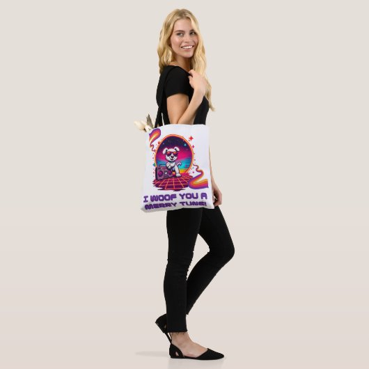 Retro Poochie Dreamscape Tasche (Am Model)
