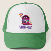 Retro Poochie Dreamscape Truckerkappe (Vorderseite)