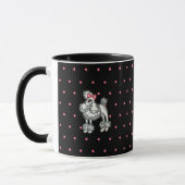 Retro Poodle Coffee Tasse (Links)