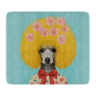 Retro Poodle Cutting Board, Retro Schneidebrett