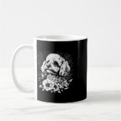 Retro Poodle Dog Lover Tattoo Style Kaffeetasse (Links)