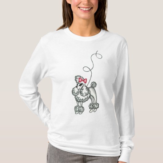 Retro Poodle T - Shirt (Vorderseite)