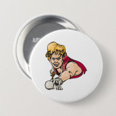 Retro Pool Player Vintag Billard Sport Button (Vorne & Hinten)