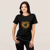Retro-Pop-Art-Abschluss 2026 Tri-Blend Shirt (Vorderseite voll)