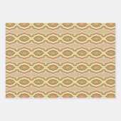 Retro Pop Art Abstrakt Geometric Wavy Pattern Geschenkpapier Set (Vorderseite)