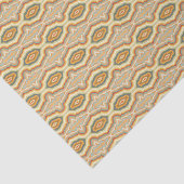 Retro Pop Art Abstrakt Geometric Wavy Pattern Seidenpapier (Ausschnitt)