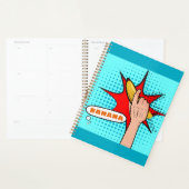 Retro-Pop-Art-Banane im Comicbuch-Stil Planer (Anzeige)