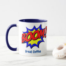 Retro Pop Art - Boom Designed Tasse