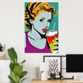 Retro Pop Art Collection Poster (Heimbüro)