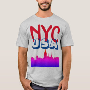 Retro Pop Art Comic New York City NYC USA T-Shirt