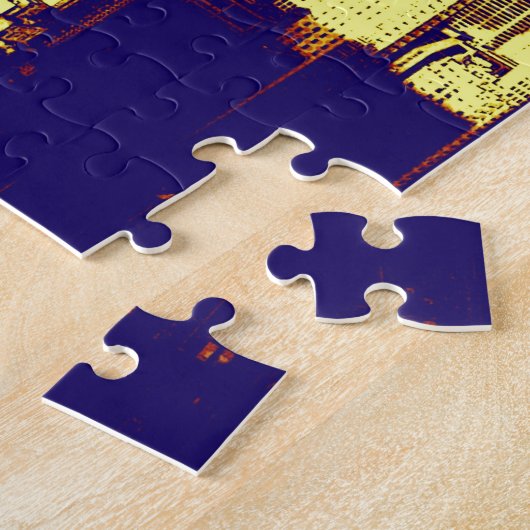 Retro Pop Art Comic New York City Puzzle (Seite)